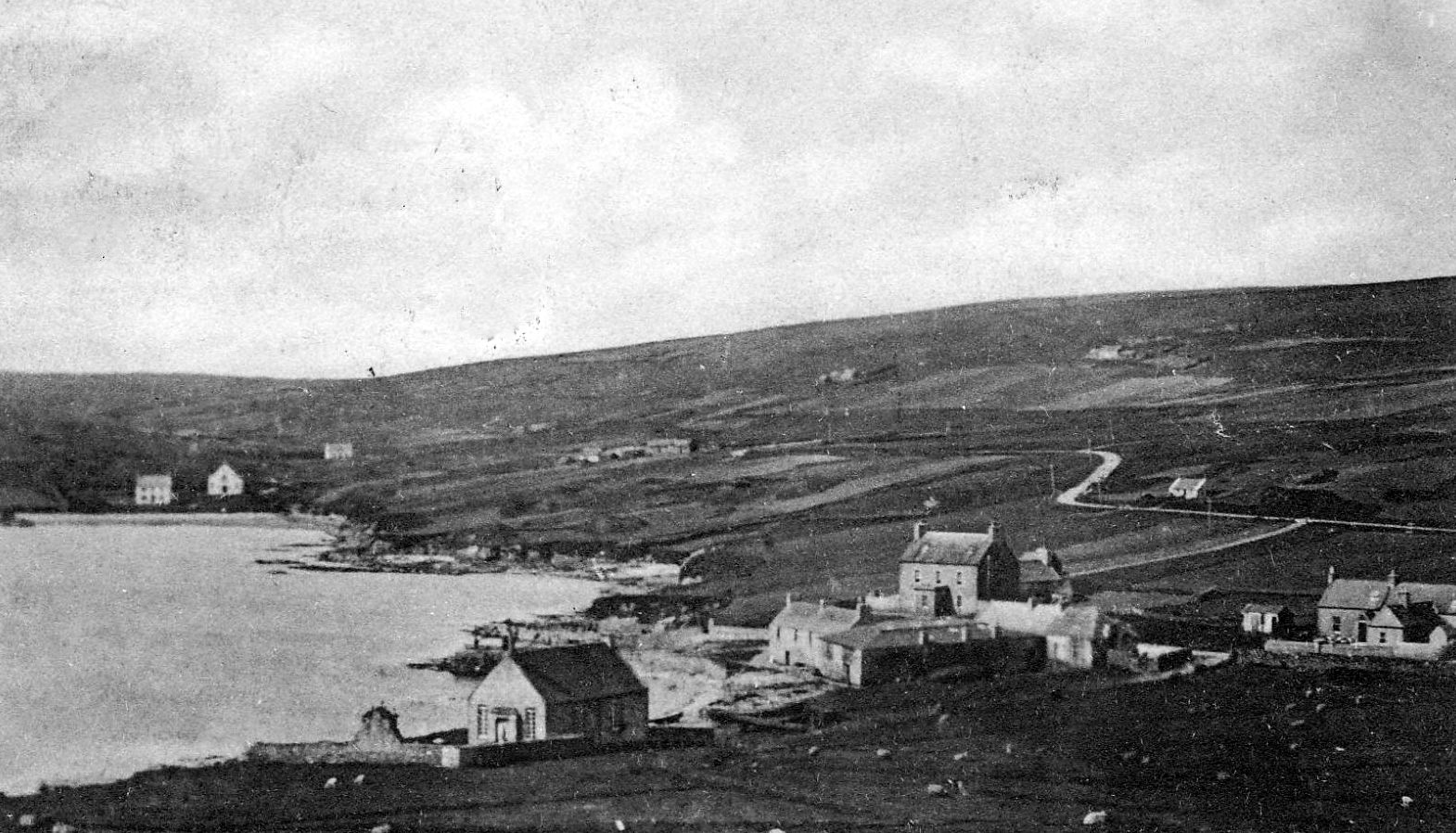 Tour Scotland Old Photograph Ollaberry Shetland Scotland