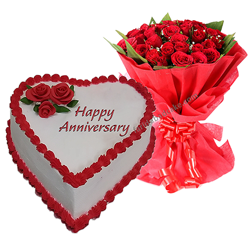 Heart Shaped Wedding Anniversary Cakes Heart Shaped Wedding Anniversary Cakes