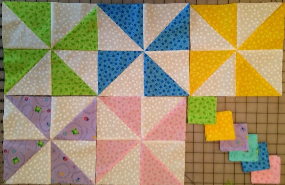 Life in the Scrapatch Making Baby Quilt Blocks