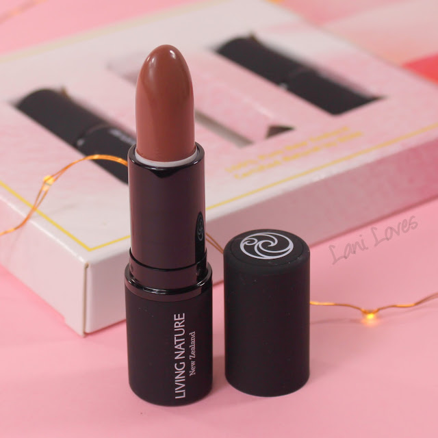 Living Nature Lipstick - Sandstone Swatches & Review