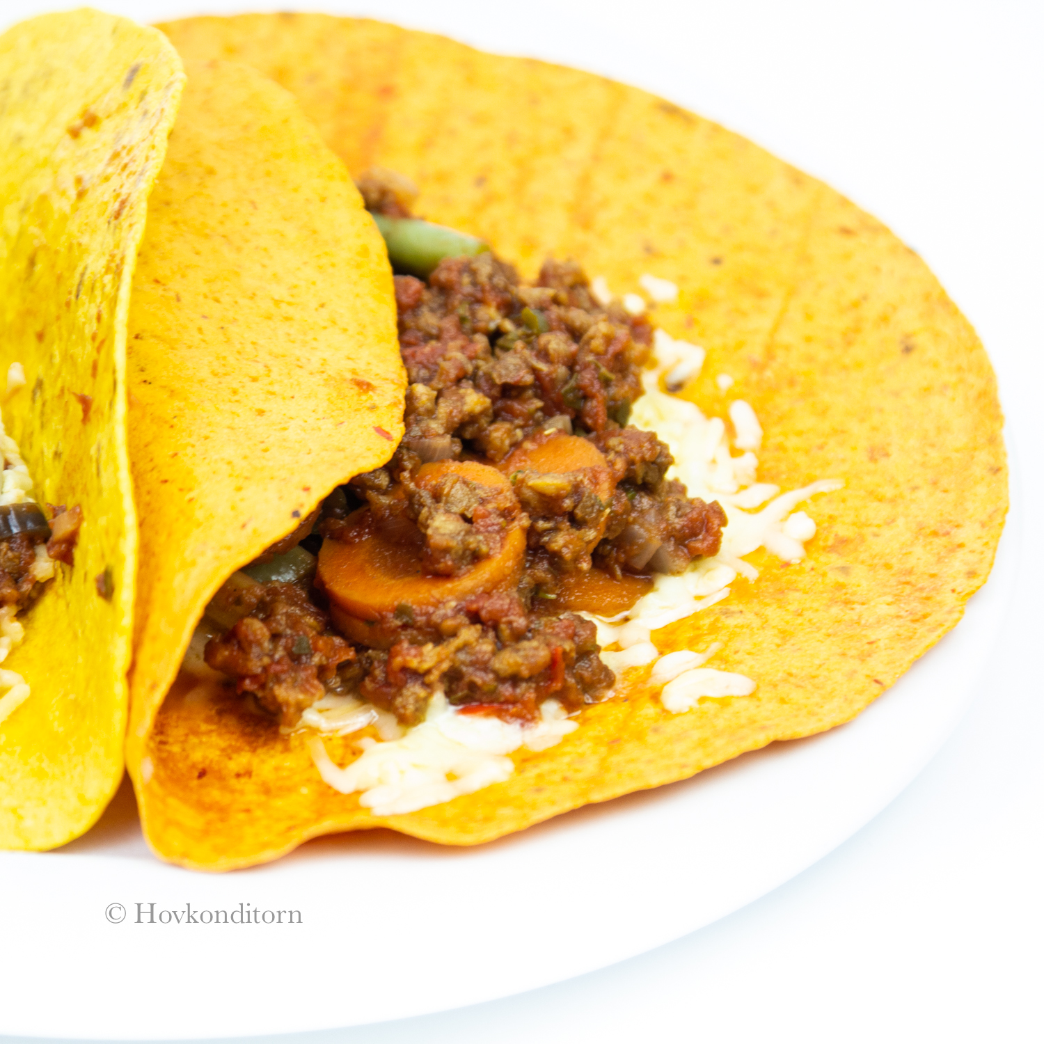 Soy Minced Meat Filling in Tortilla