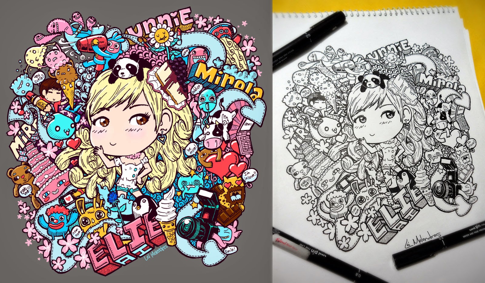 24 Funny Doodles This Artist Drew During Meetings They Didn T Need