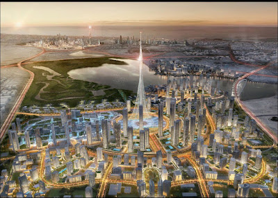 تصميم تخيلى لبرج خور دبى Dubai Creek Tower