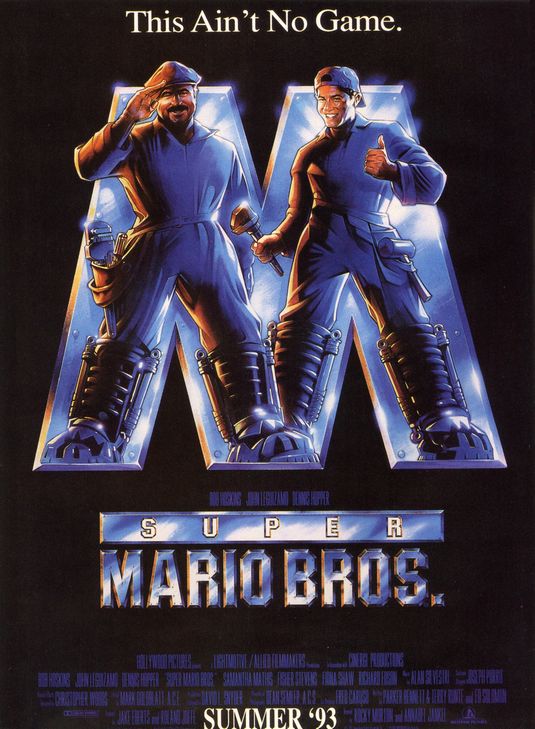 Assim eram os personagens de Super Mario Bros. em seu live-action (Bowser é  horrível)