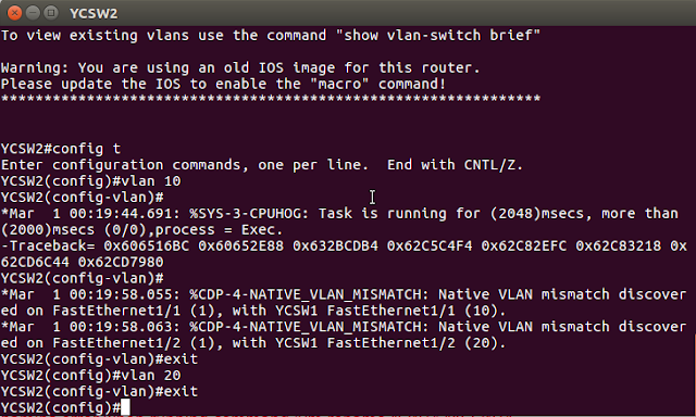 VLAN, Link aggregation and VLAN Trunk Configuration in GNS3