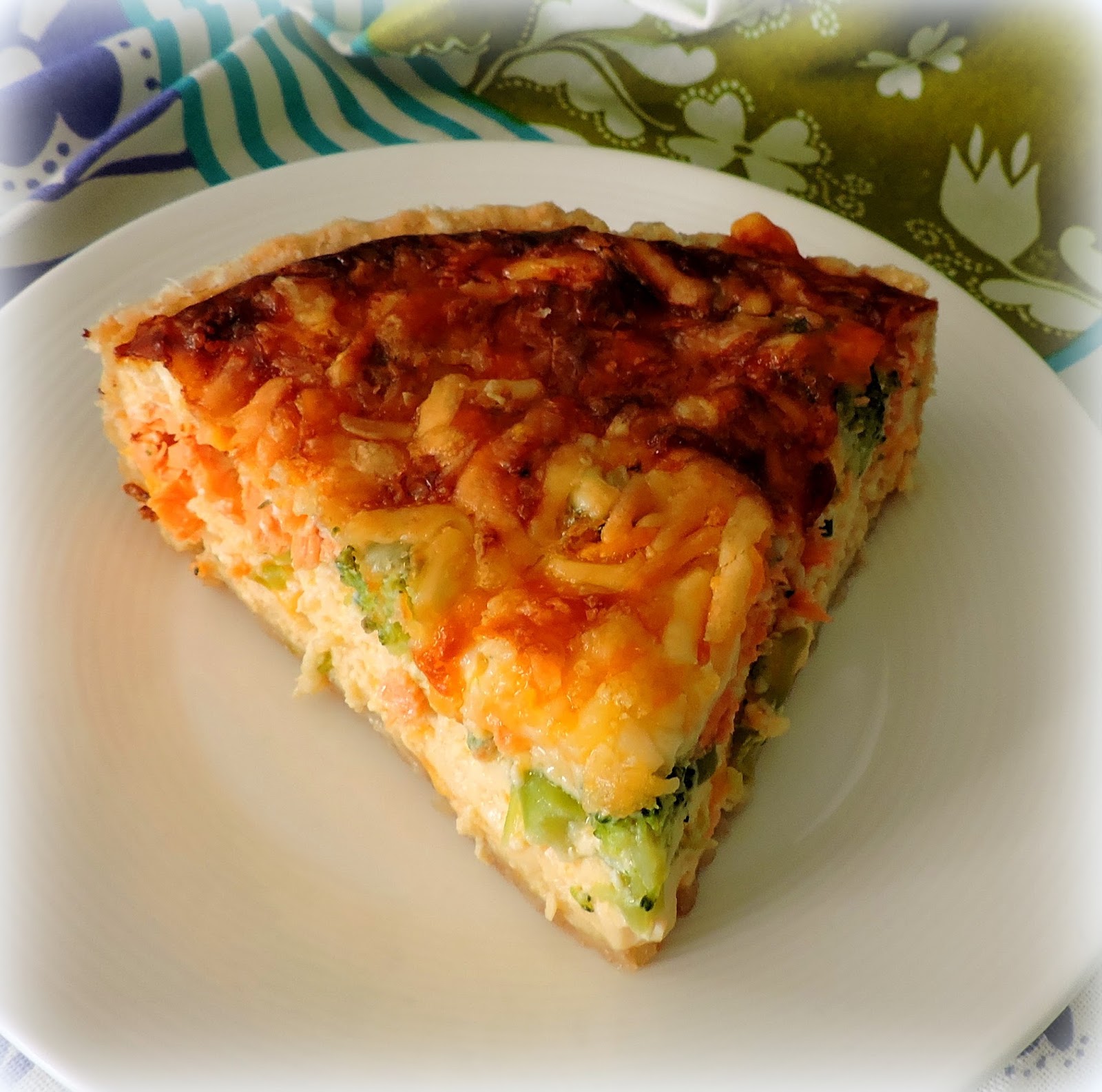Salmon and Broccoli Quiche The English Kitchen