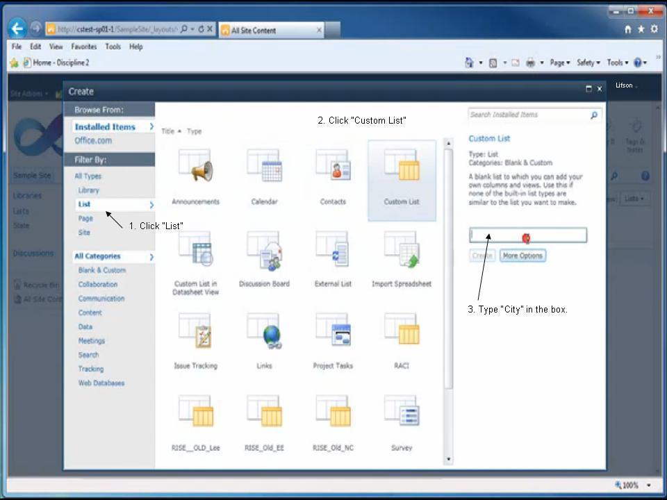 How to create drop down menu in Sharepoint 2010 Creating a cascading