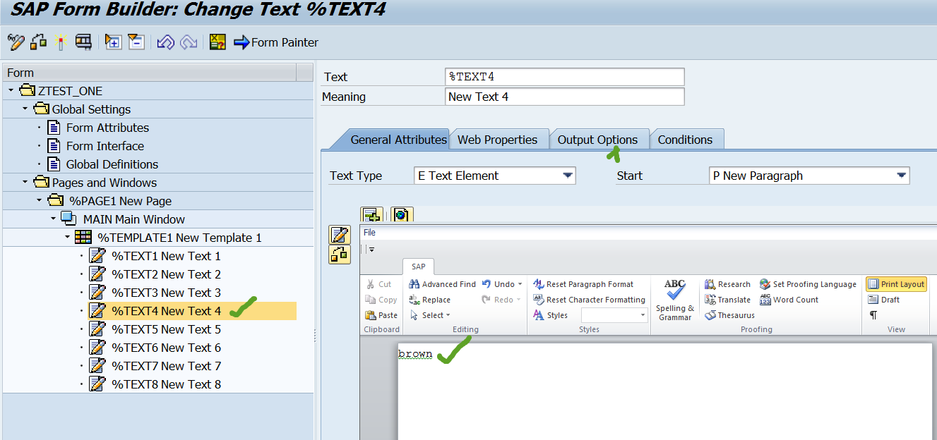 TECHSAP : 10. Smartform :Designing a template in Smartform