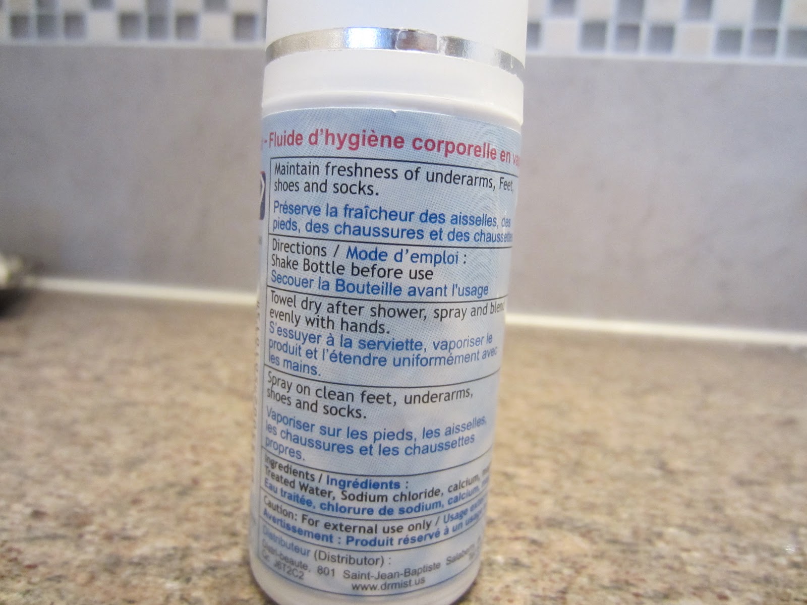 Live It, Love It, Green It Dr. Mist Spray Deodorant Review