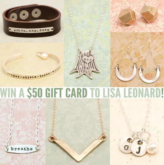 Win a $50 Gift Card to Lisa Leonard from Bubby & Bean!