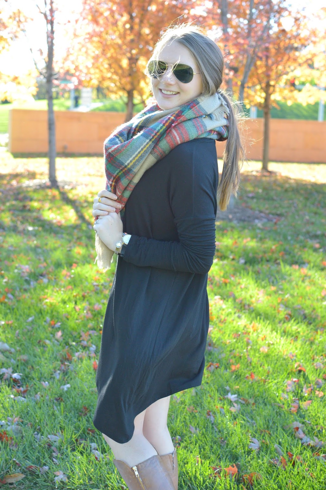 A Memory Of Us blanket scarf + dress A Kansas City Fashion Blog