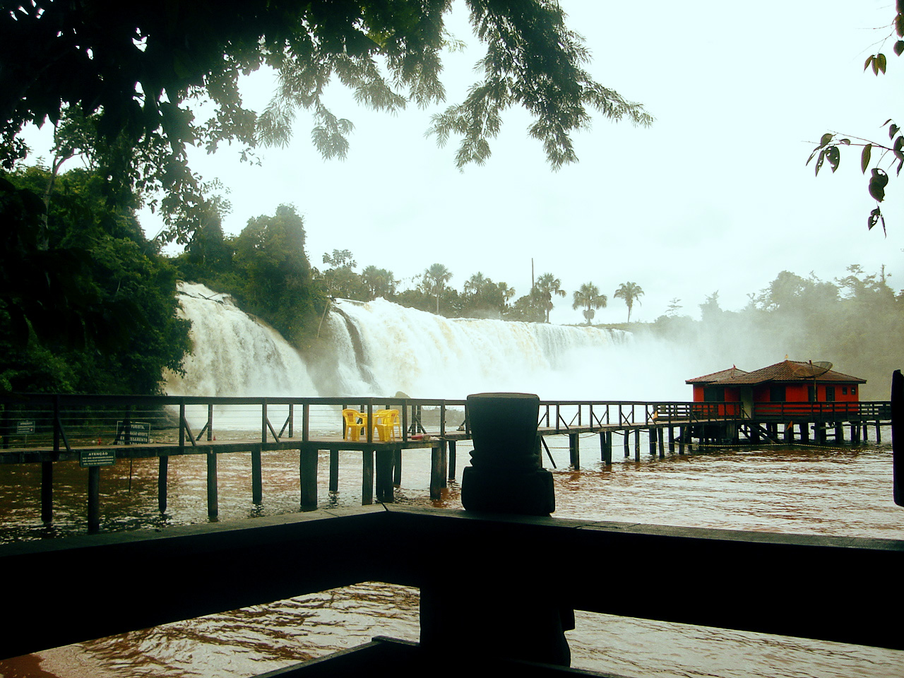 Viajei o Brasil Cachoeira Salto das Nuvens Mato Grosso Viajei o Brasil Cachoeira Salto das Nuvens Mato Grosso