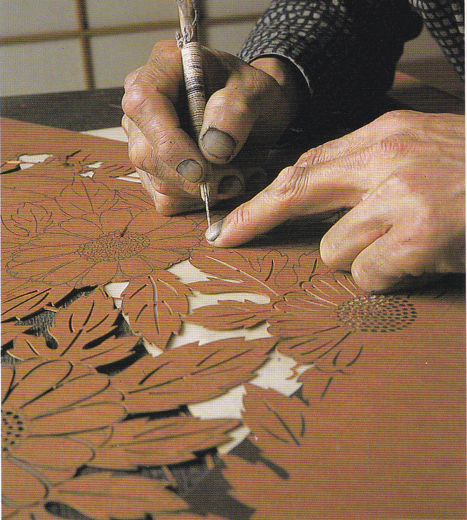 Amassing Stuff Japanese Stencil Dyeing