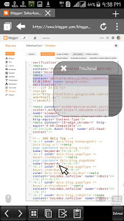 Cara Edit Tema Blogger Langsung Dari Browser Android