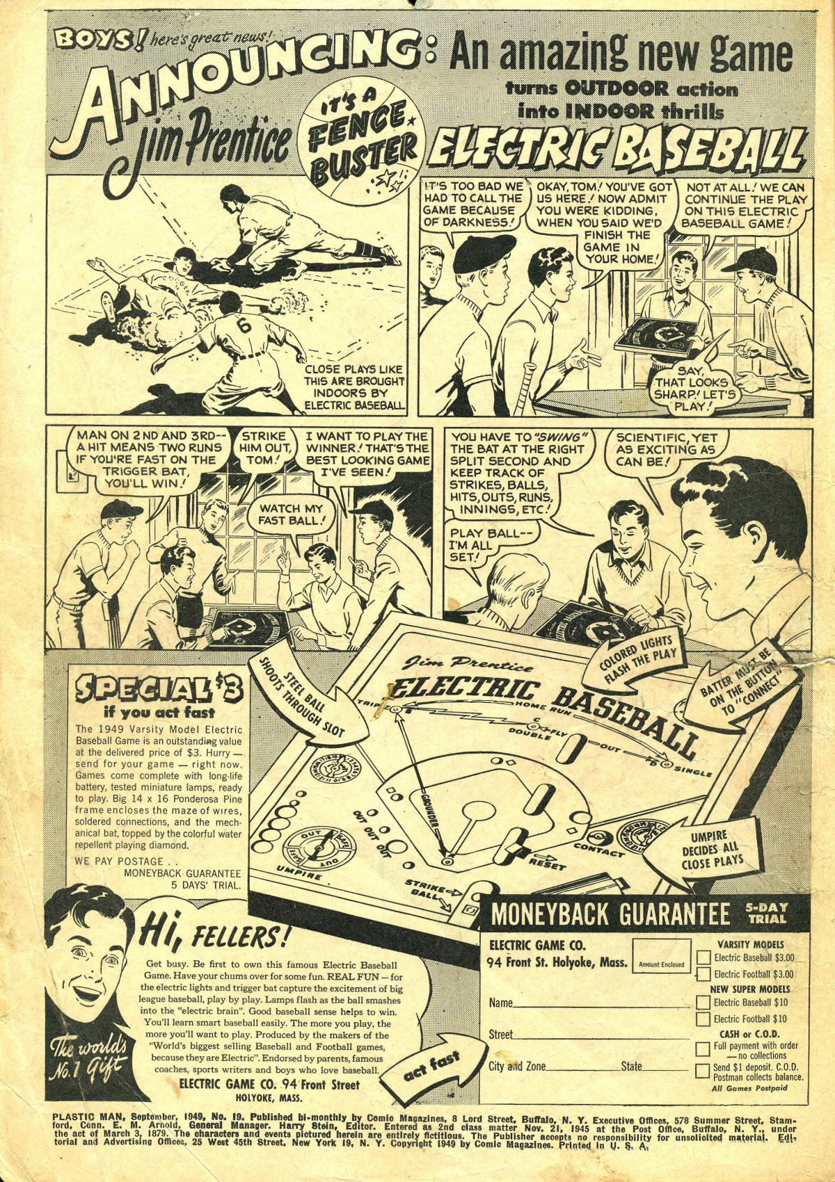 Read online Plastic Man (1943) comic -  Issue #19 - 2