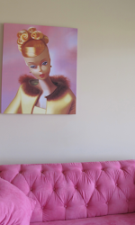 barbie commercial painting