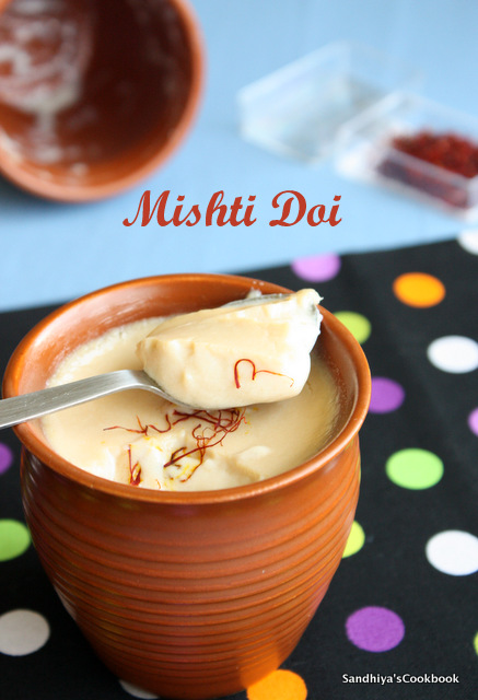 Sandhiya's Cookbook: Mishti Doi | Bengali Sweetened Yogurt | Bengali Sweet