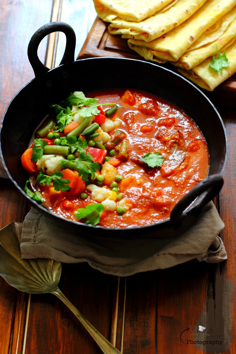Jagruti's Cooking Odyssey: Sabz / Subz Khada Masala - Mixed Vegetables ...