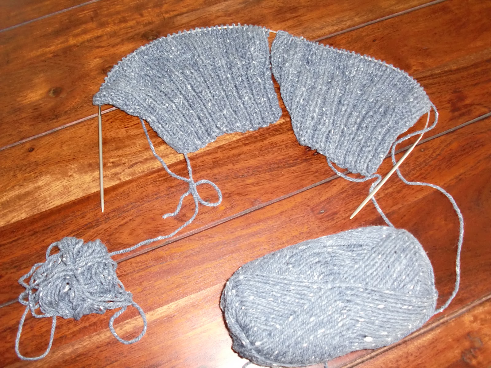 socken stricken in einem stück rundstricknadel