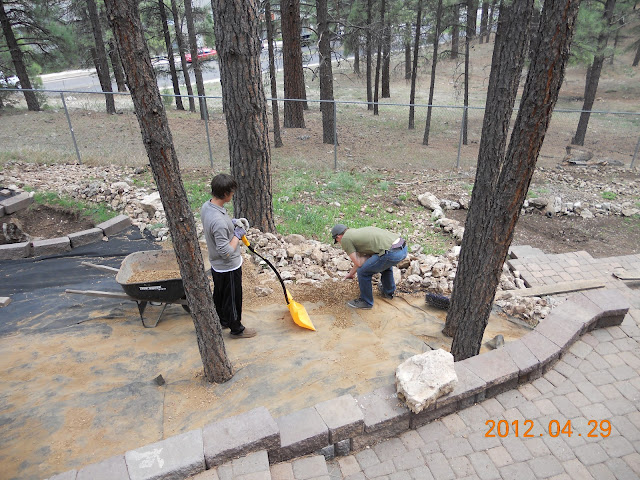 constructing small garden