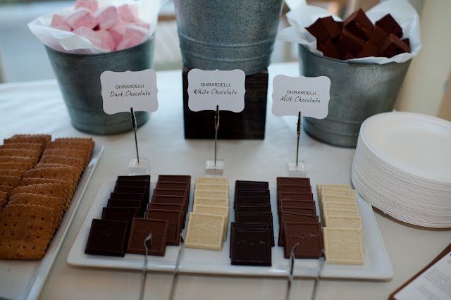 Gourmet Chocolate for S'mores Station