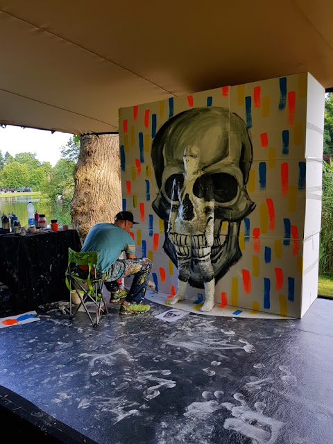 Flesh and Acrylic - Skull - Ben Heine Art - Live Art Festival - ABN Amro - Paleis Soestdijk 