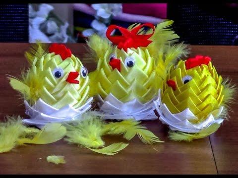 Виготовлення великодніх курчат