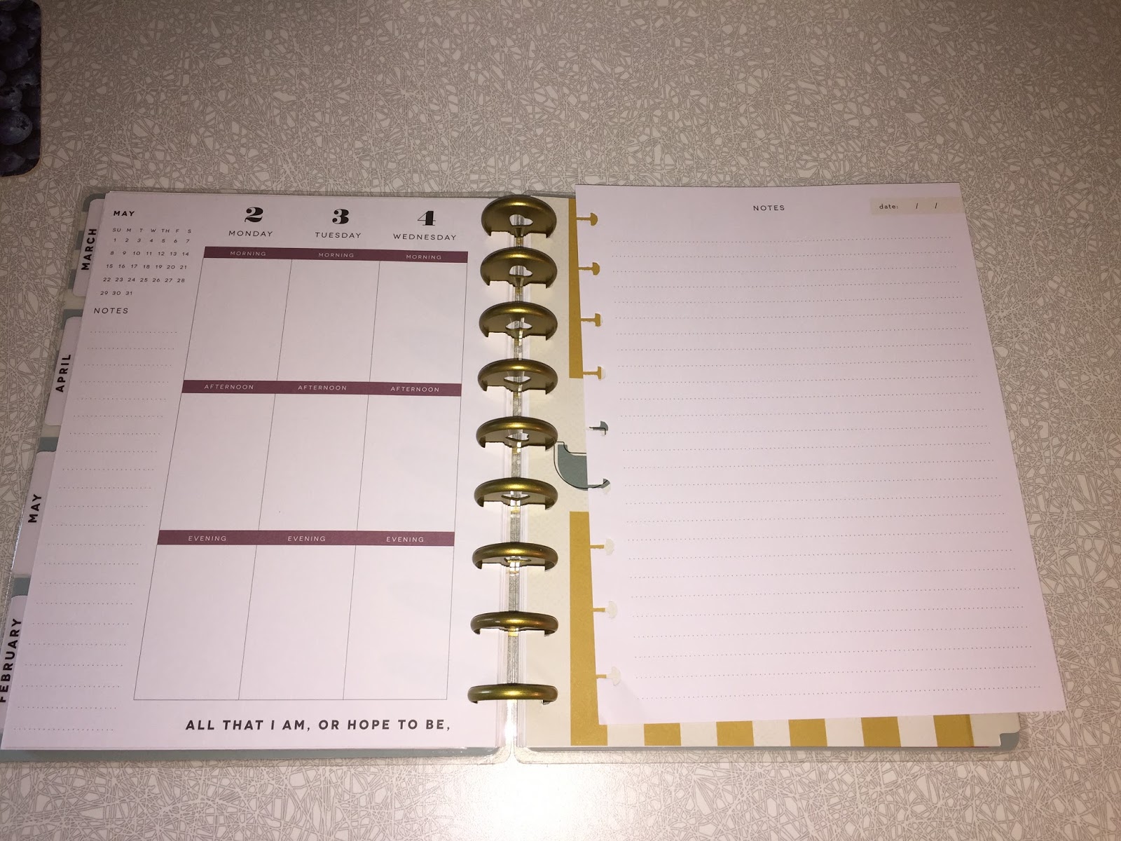 A Creative Operation: My Happy "Bill" Planner