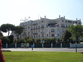 The Grand Hotel on the seafront at Rimini