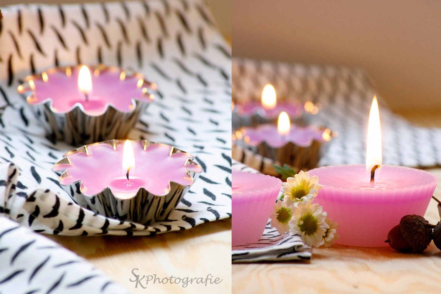 Diy Selbstgemachte Muffin Kerzen Alles Und Anderes