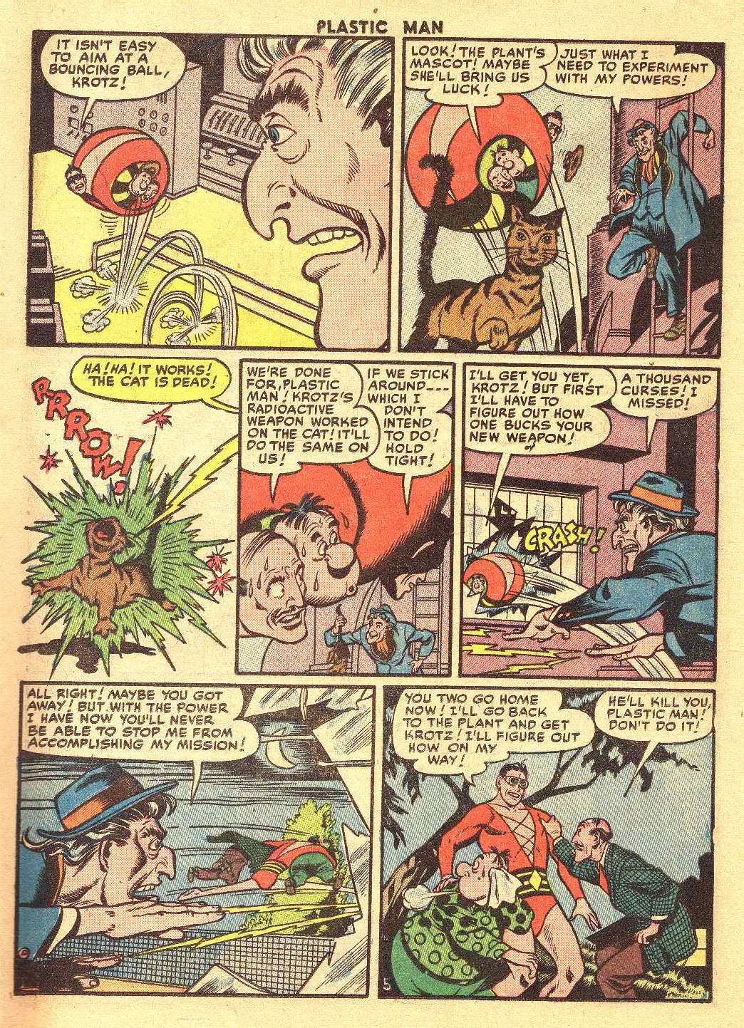 Read online Plastic Man (1943) comic -  Issue #32 - 23