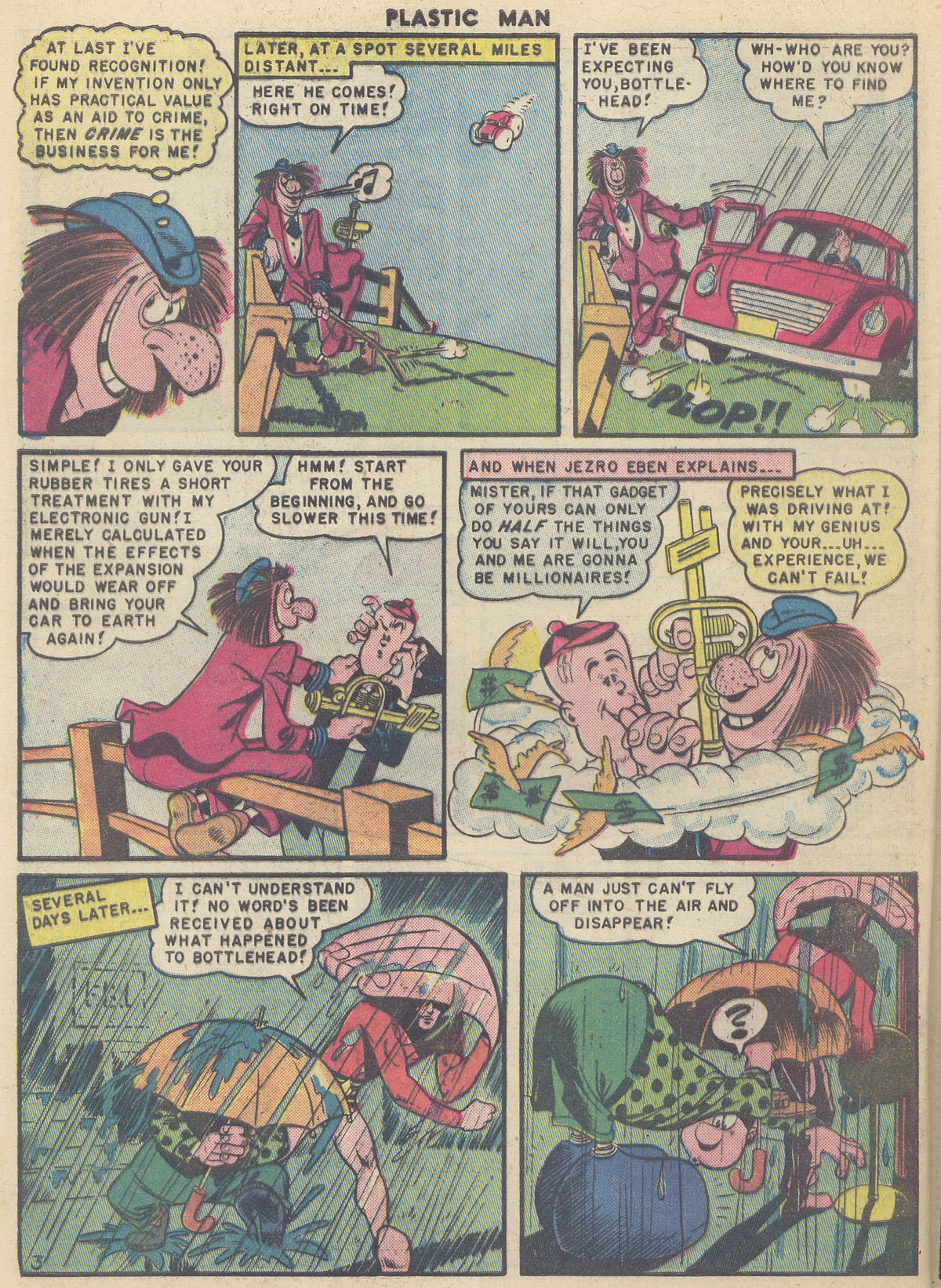 Read online Plastic Man (1943) comic -  Issue #24 - 20