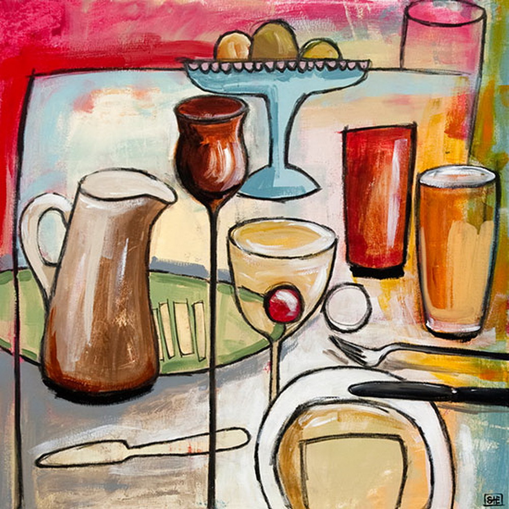 Pintura Moderna y Fotografía Artística : Cuadros Modernos Con Comida