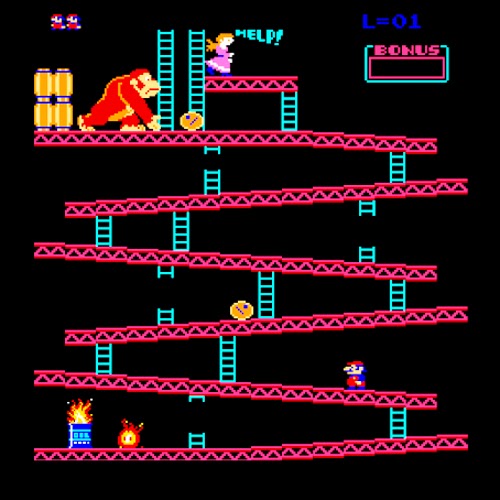 JUGAR DONKEY KONG 1 jugar donkey kong 1:
