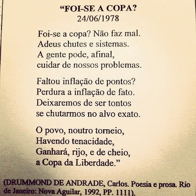 Acorda Brasil, Brasil e Alemanha, Copa do Mundo 2014, Cultura & Sociedade, No Brasil e no Mundo, Por um Brasil Melhor, Seleção Brasileira, Superação, Viver, WorldCup, BrasilxAlemanha, 7x1, Carlos Drummond de Andrade