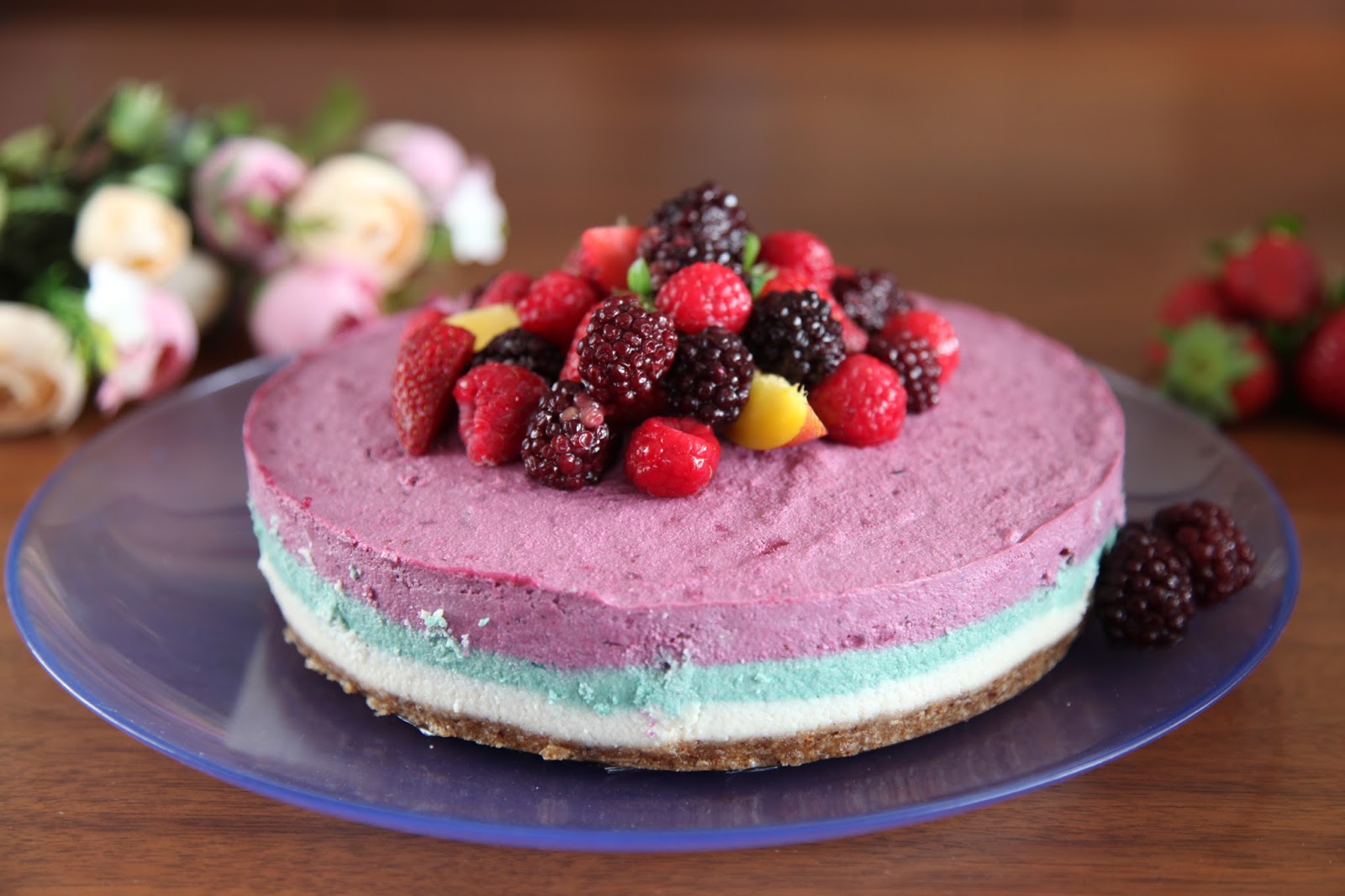 Doğal Alternatif Meyveli pasta (unsuz, şekersiz) Pasta, Tatlı, Pastalar