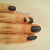 Black matte nails / Unhas pretas mate