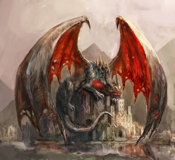 Vuk Kostic chevsy deviantart ilustrações fantasia dragões