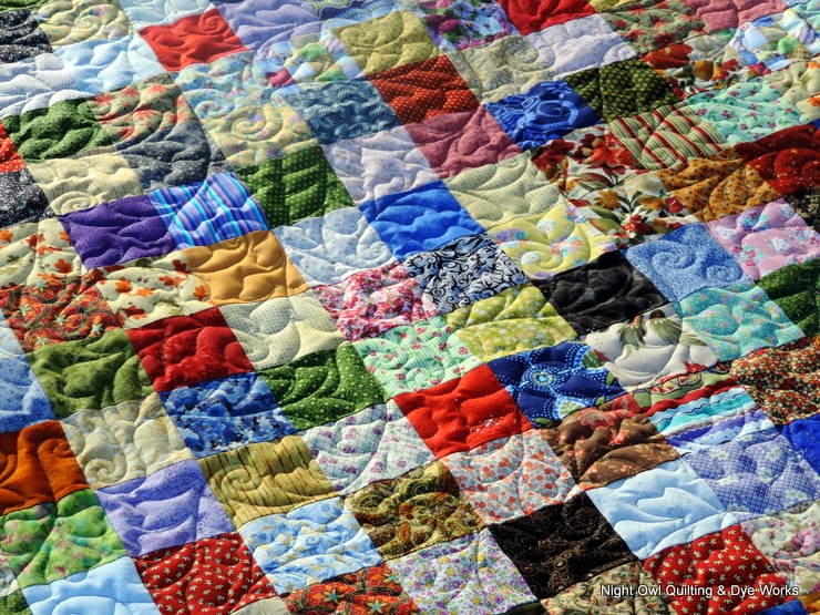 Night Owl Quilting & Dye Works: Scrappy Squares