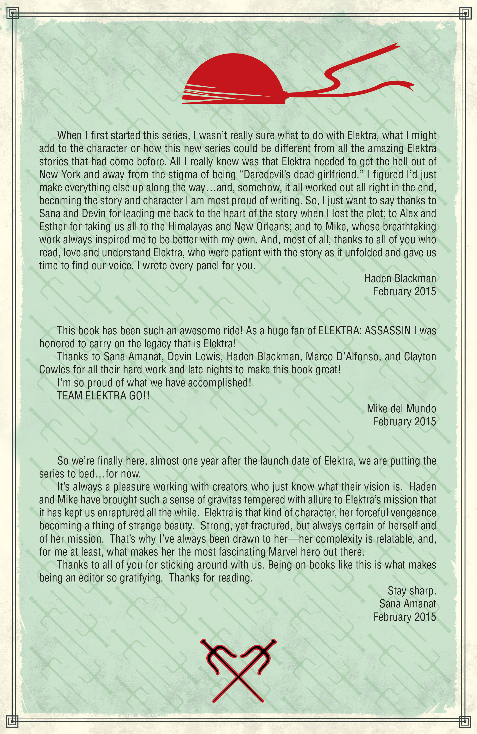 Elektra (2014) issue 11 - Page 22