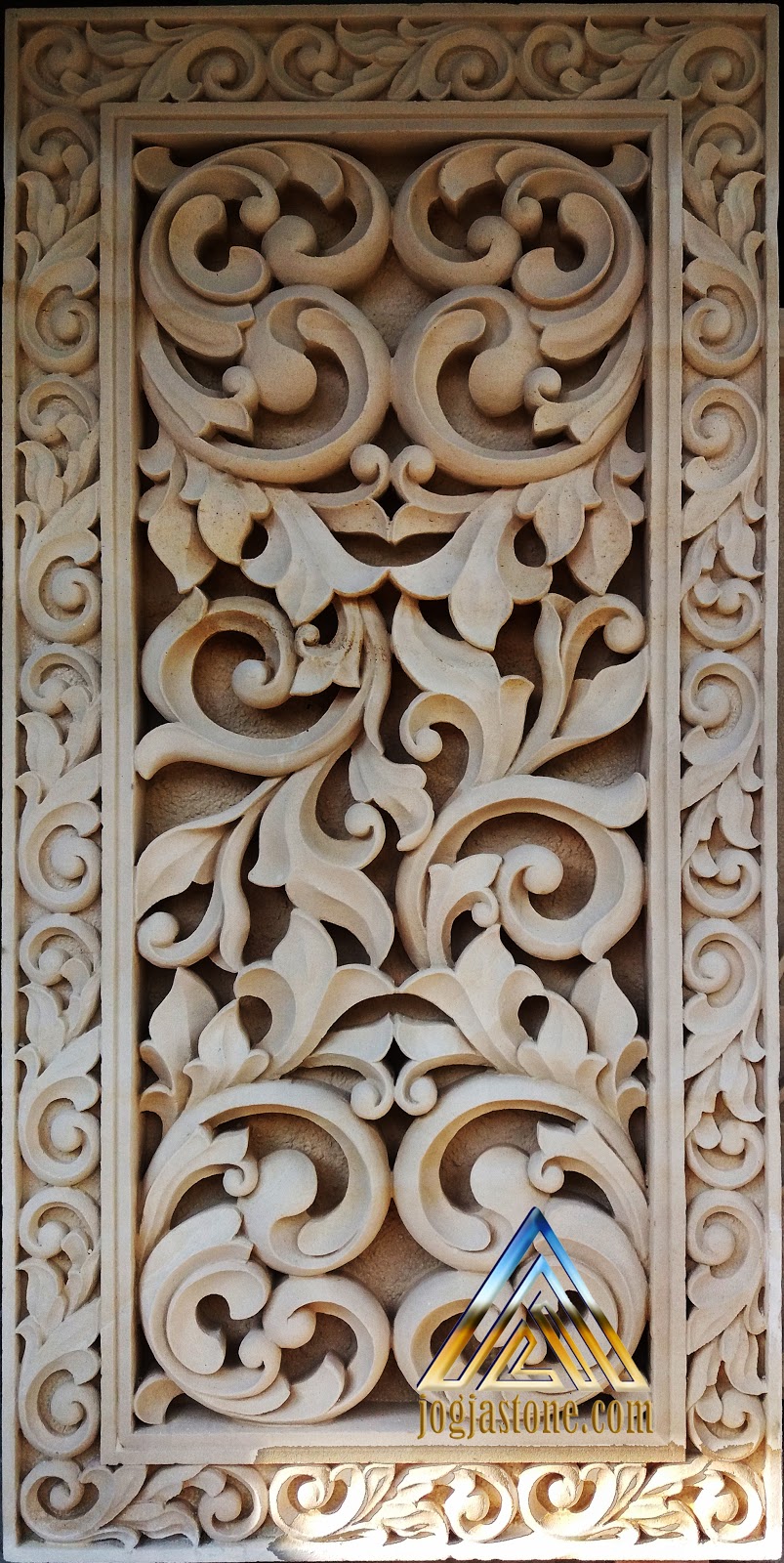 Gambar ukiran batu yang indah