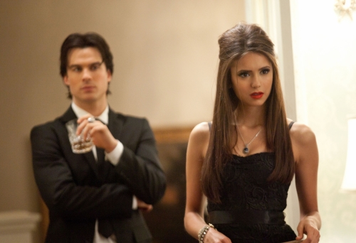 Demon Salvatore and Elina Gilbert From The Vampire Diaries