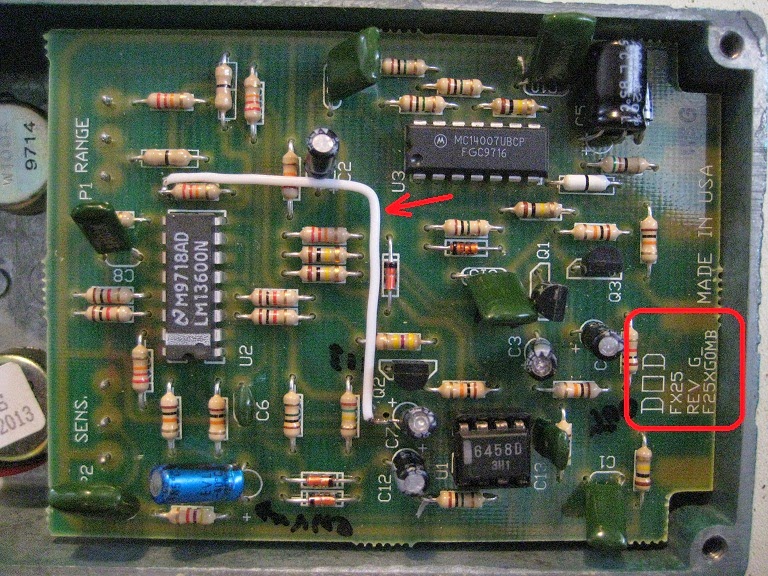 Tubehead Audio Bl0g: DOD FX 25 envelope filter lowpass filter modification