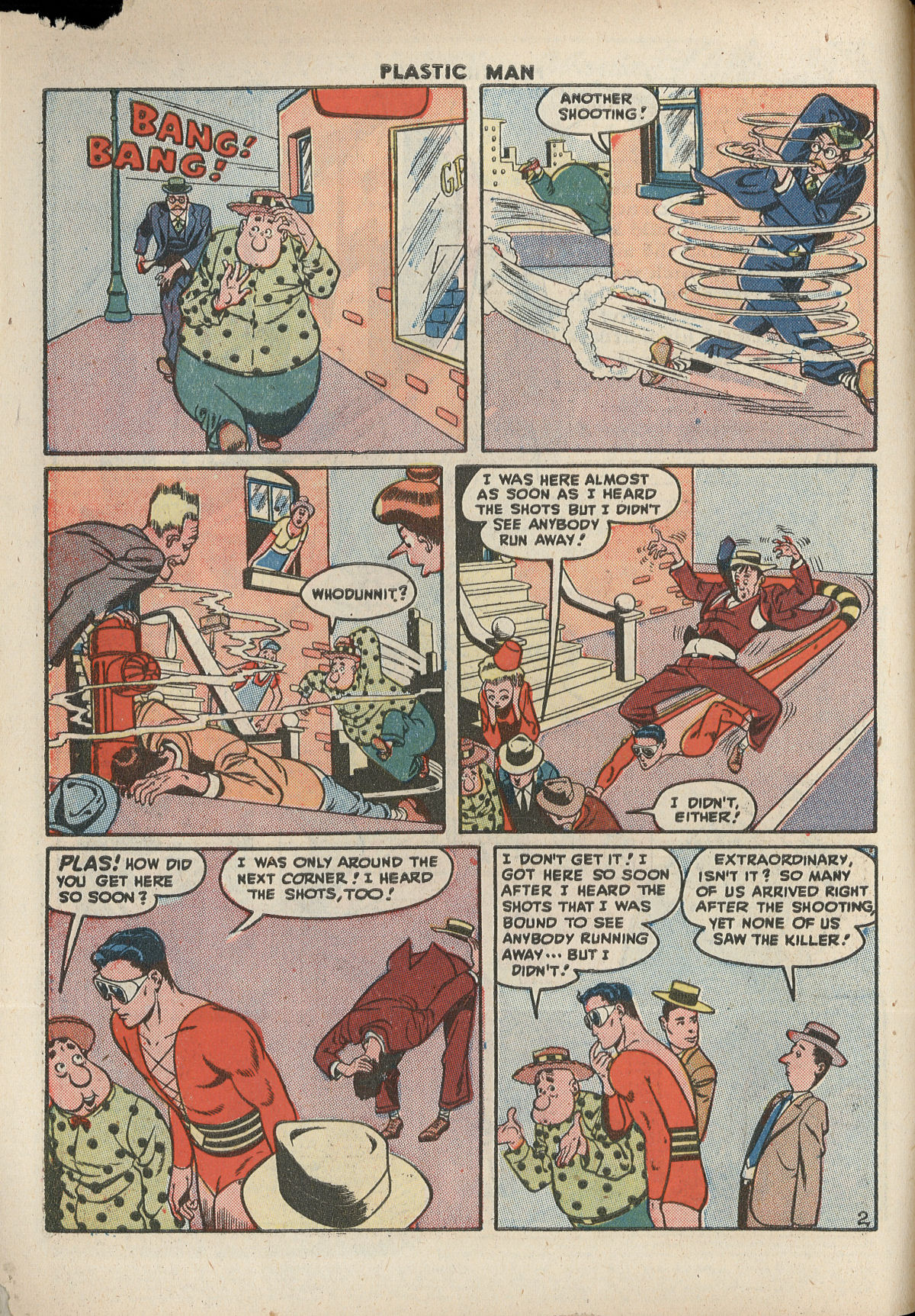 Read online Plastic Man (1943) comic -  Issue #8 - 4