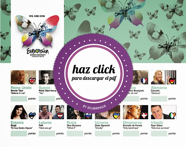 Eurovisión 2013 - Haz click para descargar el pdf