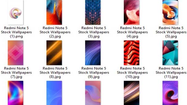 Cara Download Xiaomi Redmi Note 5 Wallpaper 2
