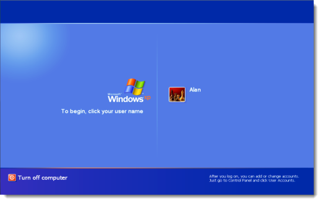how to change the logon screen in windows xp