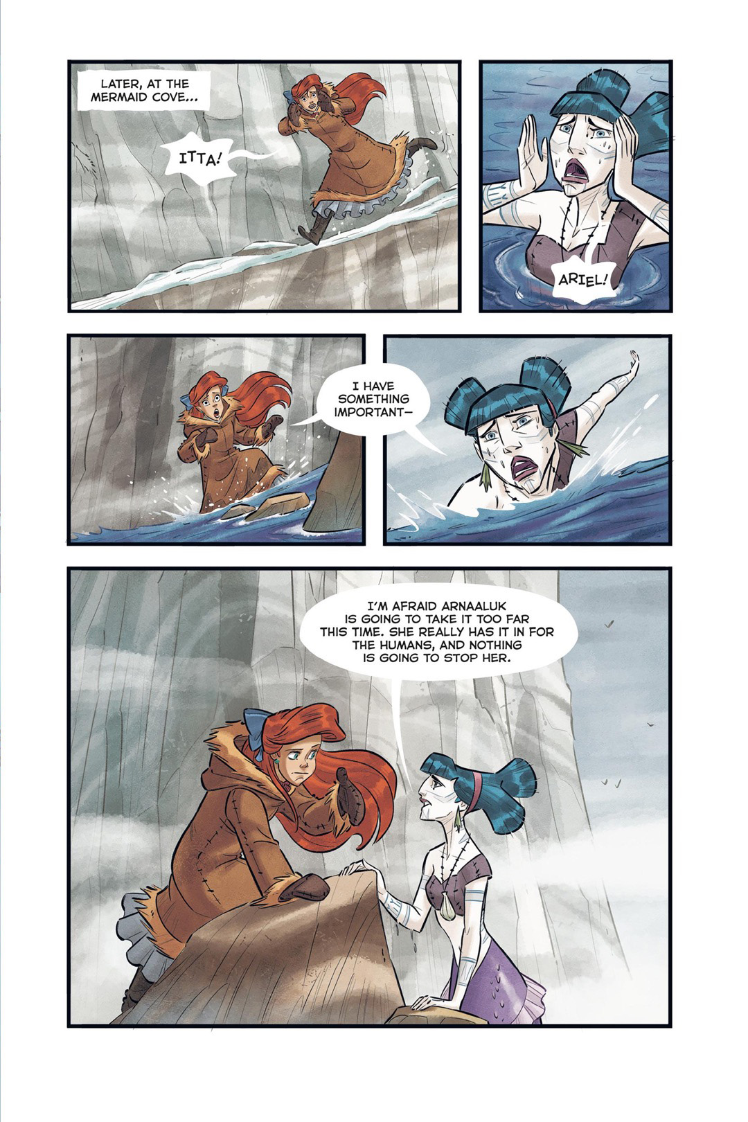 Read online Ariel and the Curse of the Sea Witches comic -  Issue # TPB - 77