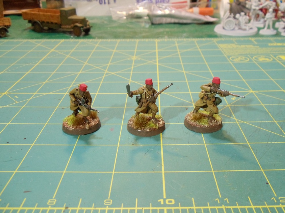 WWII 28mm Warlord Games Bolt Action French Colonial Senegalese Infantry Squad