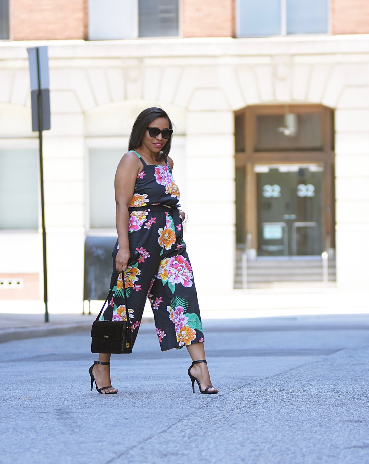 Summer Vibes: Black Floral Jumpsuit — Patty's Kloset